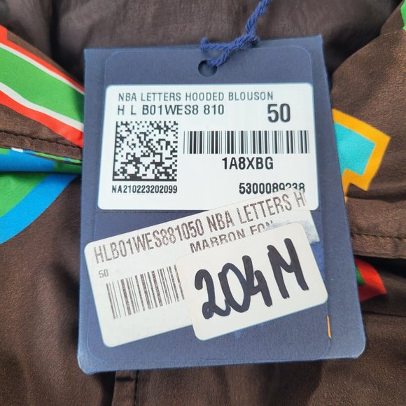 Louis Vuitton Men's Brown NBA Letters Hooded Blouson Jacket - Picture 14 of 16